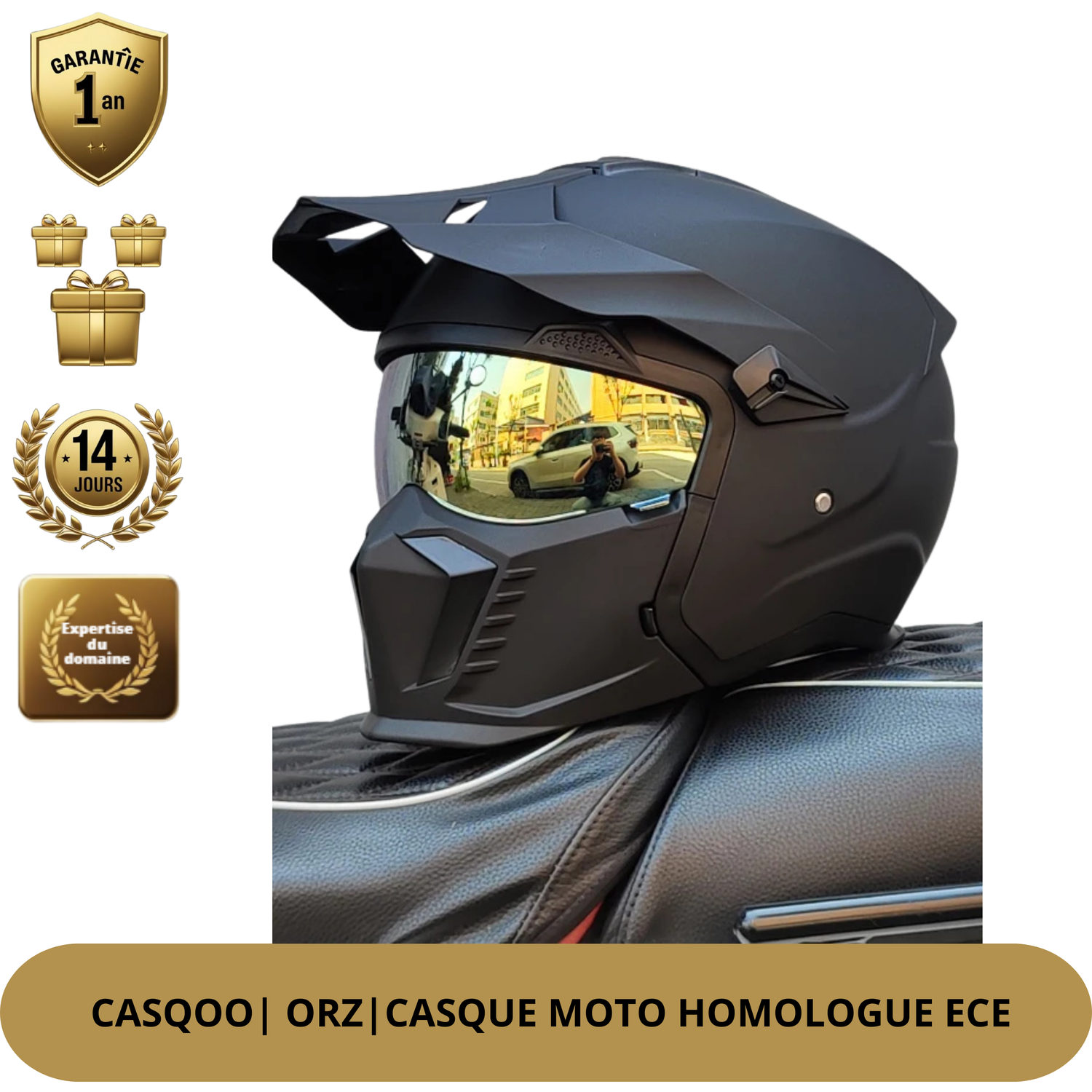 Casque Moto Homme – Design Sport et Protection Maximale