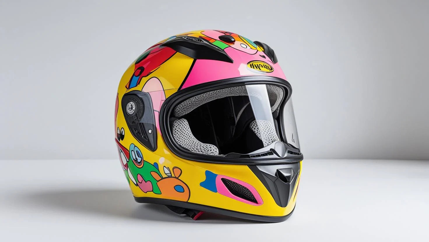 Casque moto pour enfant