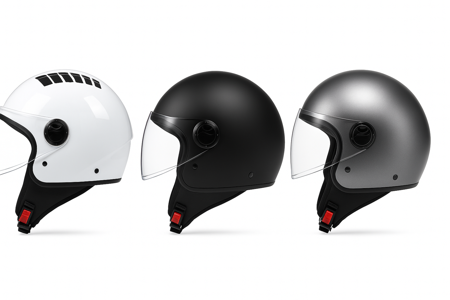 Casque Moto Jet – Style Classique & Confort Léger