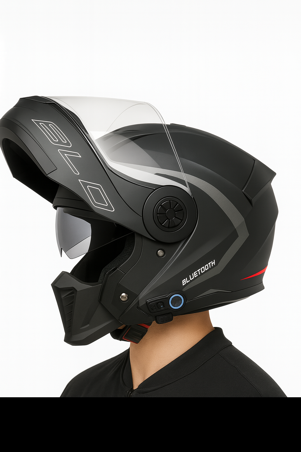 Casque moto Bluetooth rabattable ECE/DOT – Connecté, sécurisant, prêt pour tous tes trajets