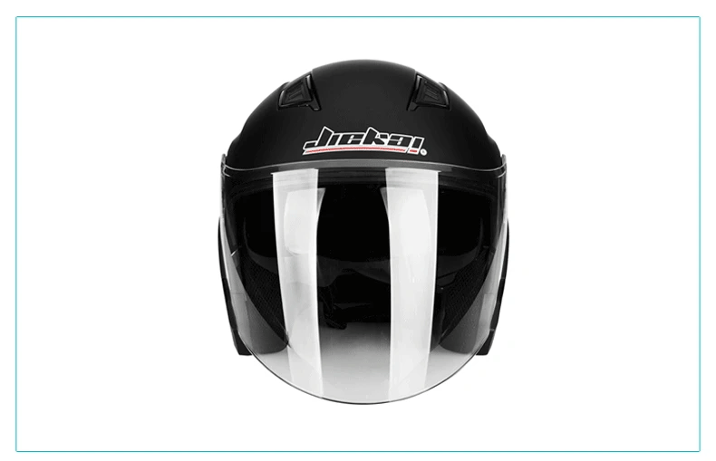 Casque moto homme – Demi-jet double visière, léger & certifié DOT/ECE, toutes saisons