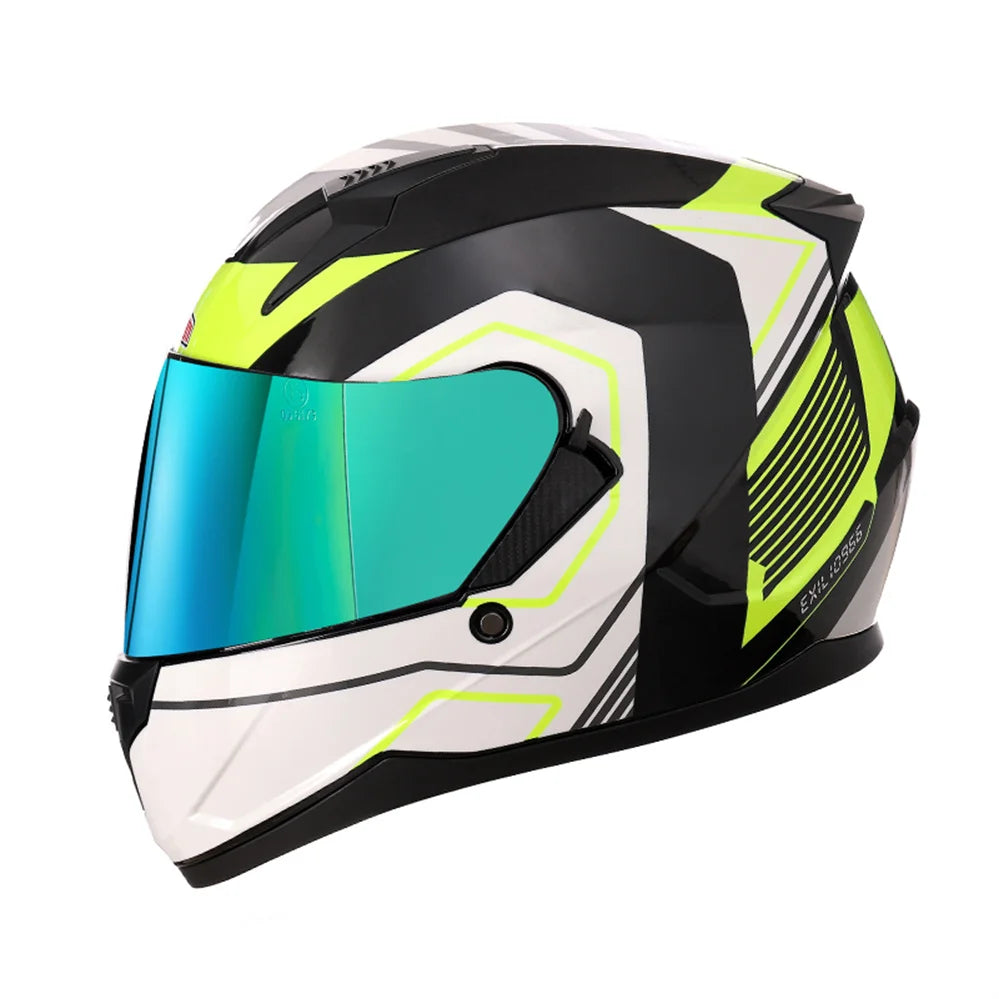 Casque modulable moto – intégral, certifié DOT & ECE, confort 4 saisons & style sportif