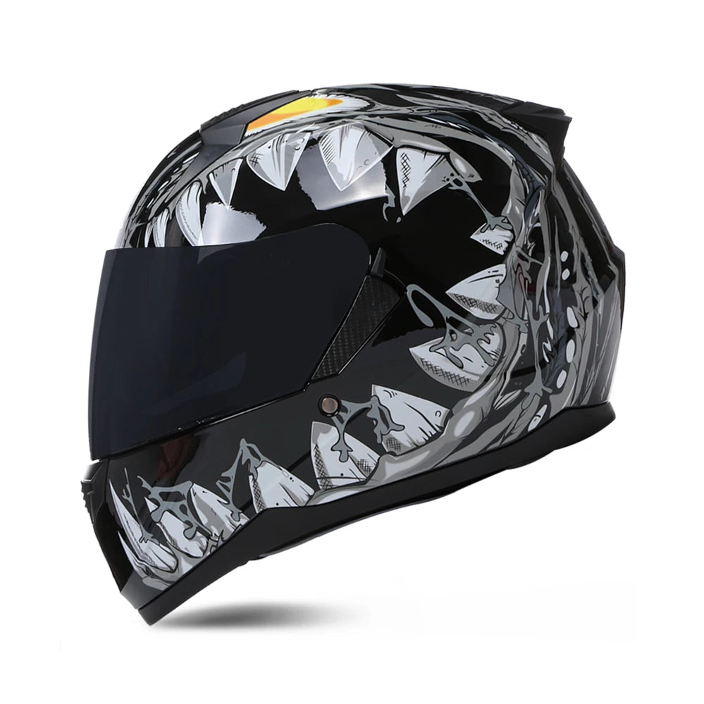 Casque modulable moto– intégral, certifié DOT & ECE, confort 4 saisons & style sportif