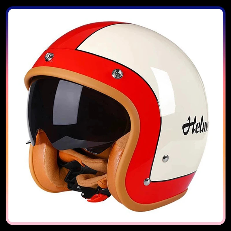 Casque Moto Jet - Visière Teintée - Homologué DOT & ECE