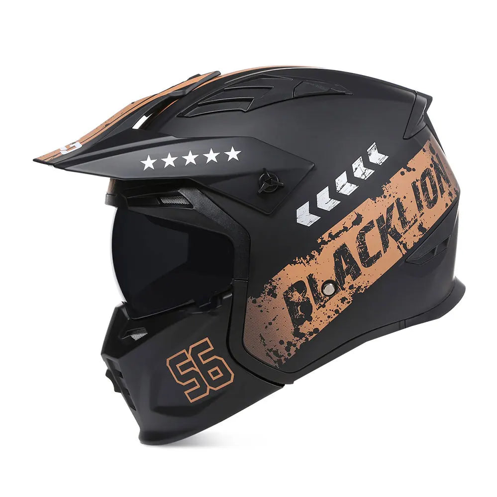 Casque moto homme – Certifié DOT & ECE, 4 saisons, sécurité sport & descente
