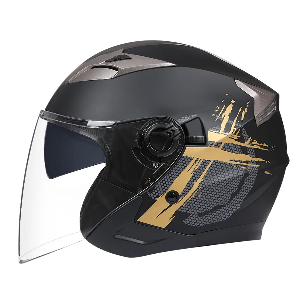 Casque modulable moto – Double visière, protection ajustable & style racé pour motards exigeants