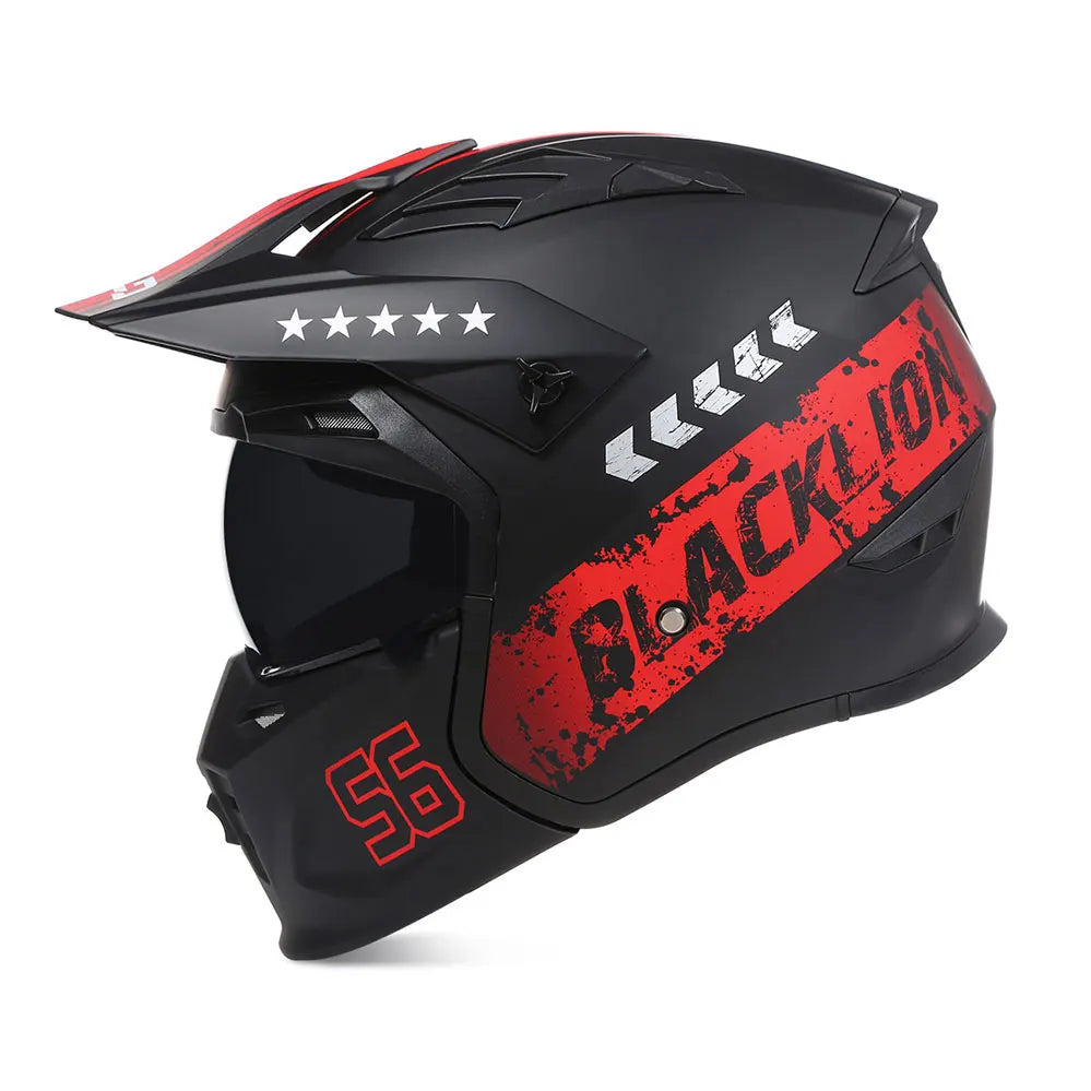 Casque moto homme – Certifié DOT & ECE, 4 saisons, sécurité sport & descente