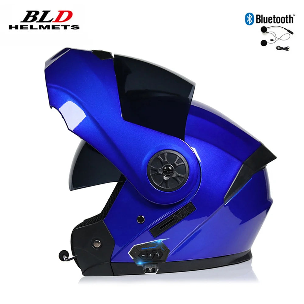 Casque moto Bluetooth rabattable ECE/DOT – Connecté, sécurisant, prêt pour tous tes trajets