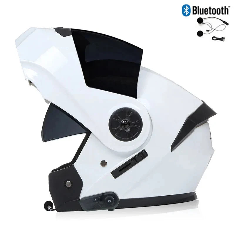 Casque moto Bluetooth rabattable ECE/DOT – Connecté, sécurisant, prêt pour tous tes trajets