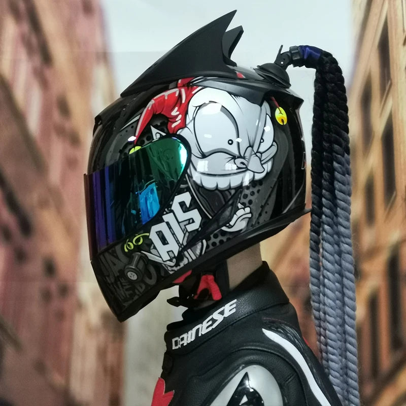 Casque Moto Femme Intégral Bluetooth – Sécurité, Style & Liberté
