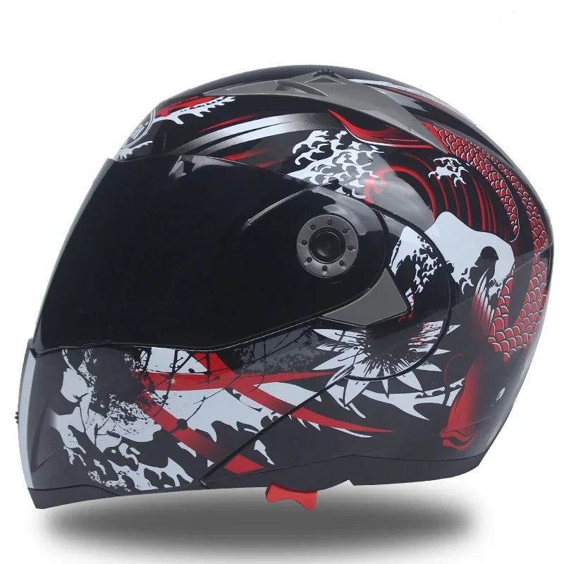 Casque Moto Homme – Protection Intégrale, Style Imparable