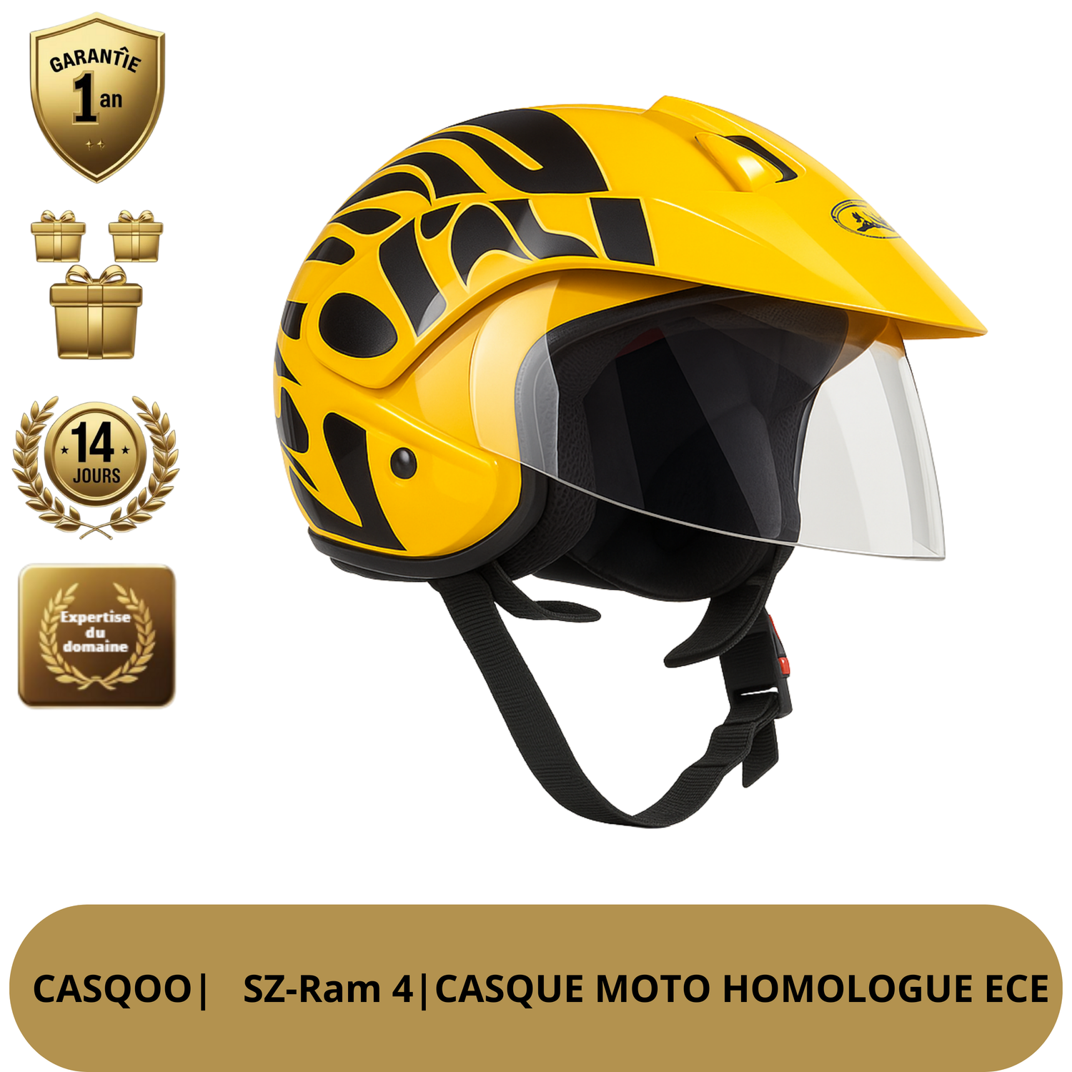Casque Moto Enfant – Sécurité, Style et Confort pour les Petits Pilotes (3 à 9 ans)