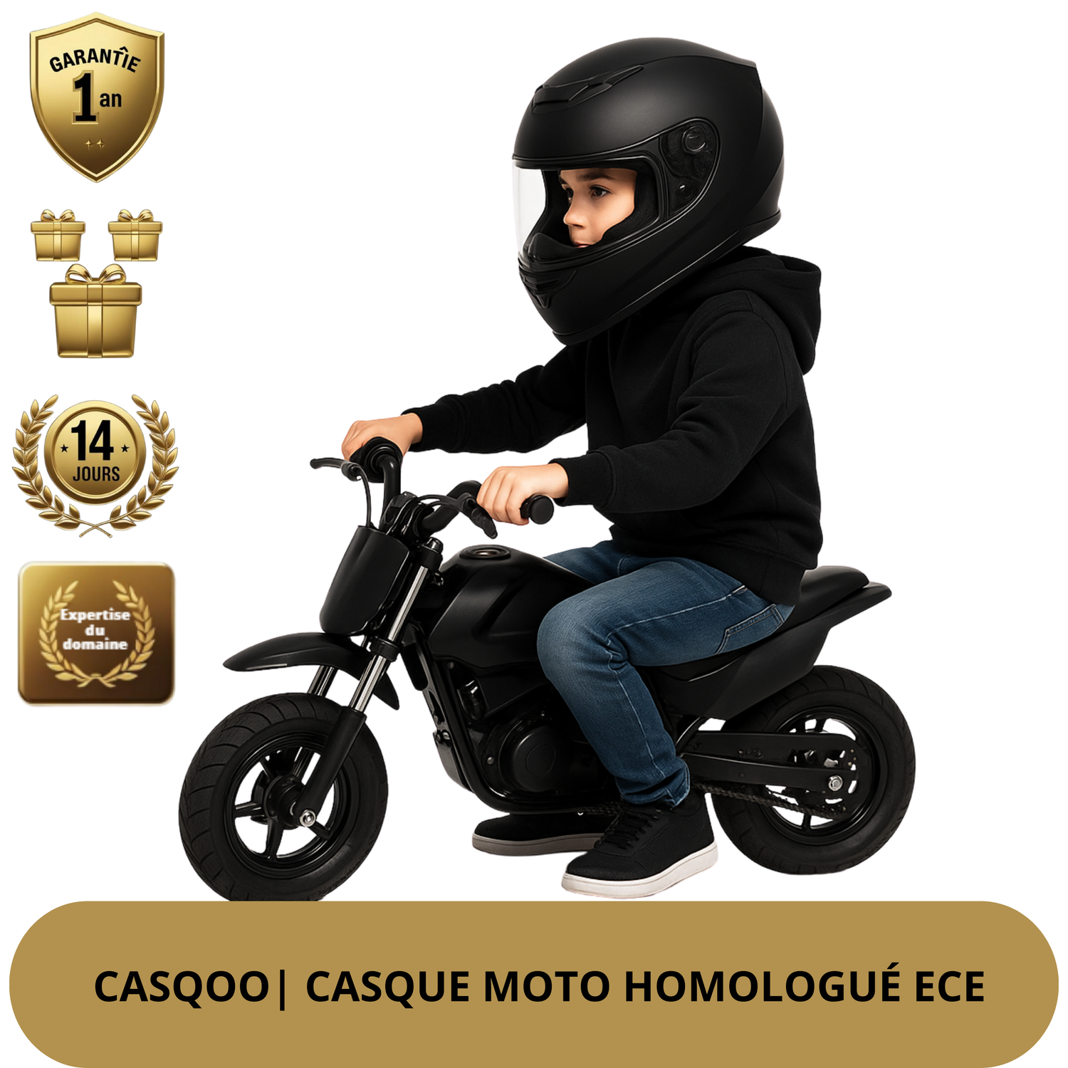 Casque Moto Enfant  – Ultra Léger