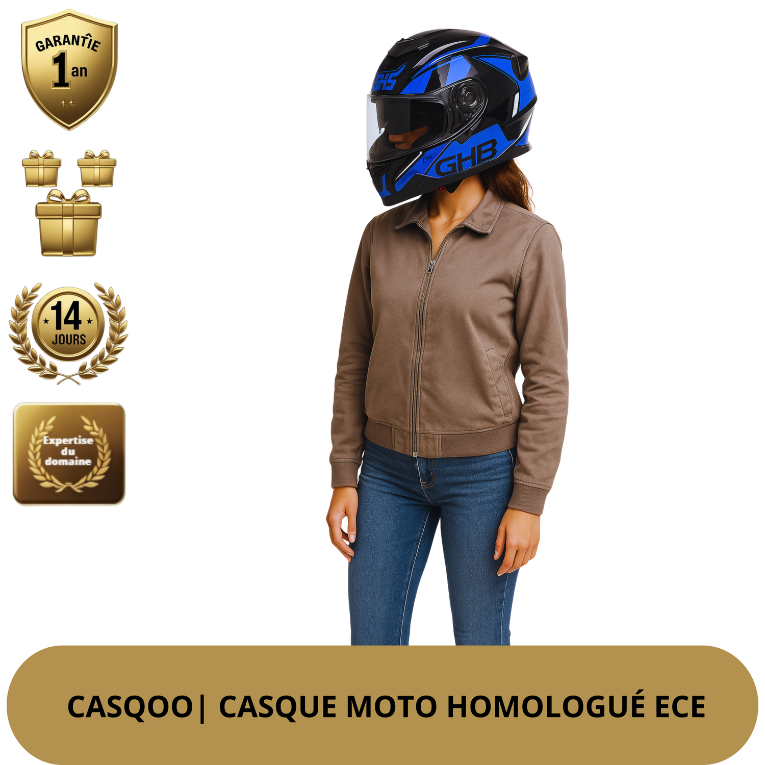 Casque Moto Femme  – Sécurité, Style & Liberté