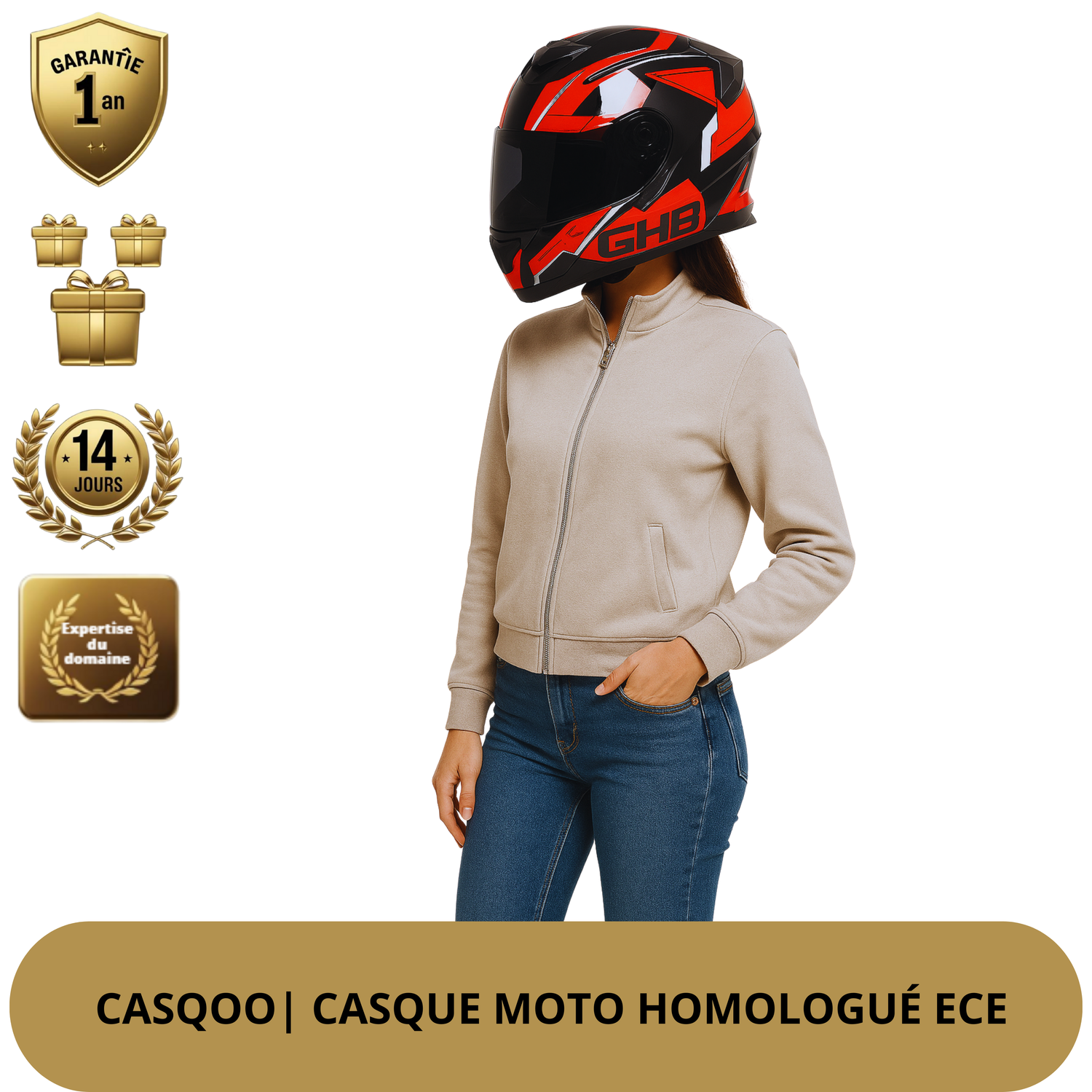 Casque Moto Femme  – Sécurité, Style & Liberté