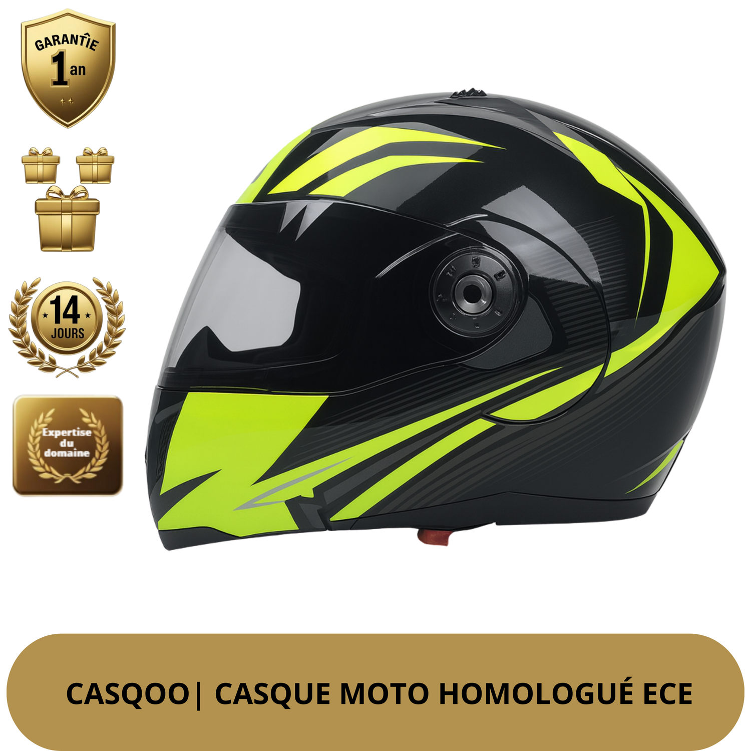 Casque Moto Homme - Protection Intégrale, Style Imparable