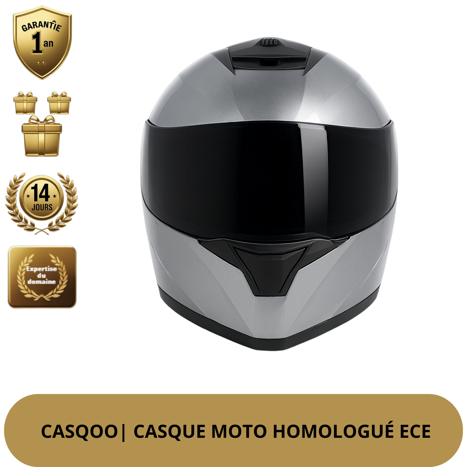 Casque Moto Homme - Protection Intégrale, Style Imparable