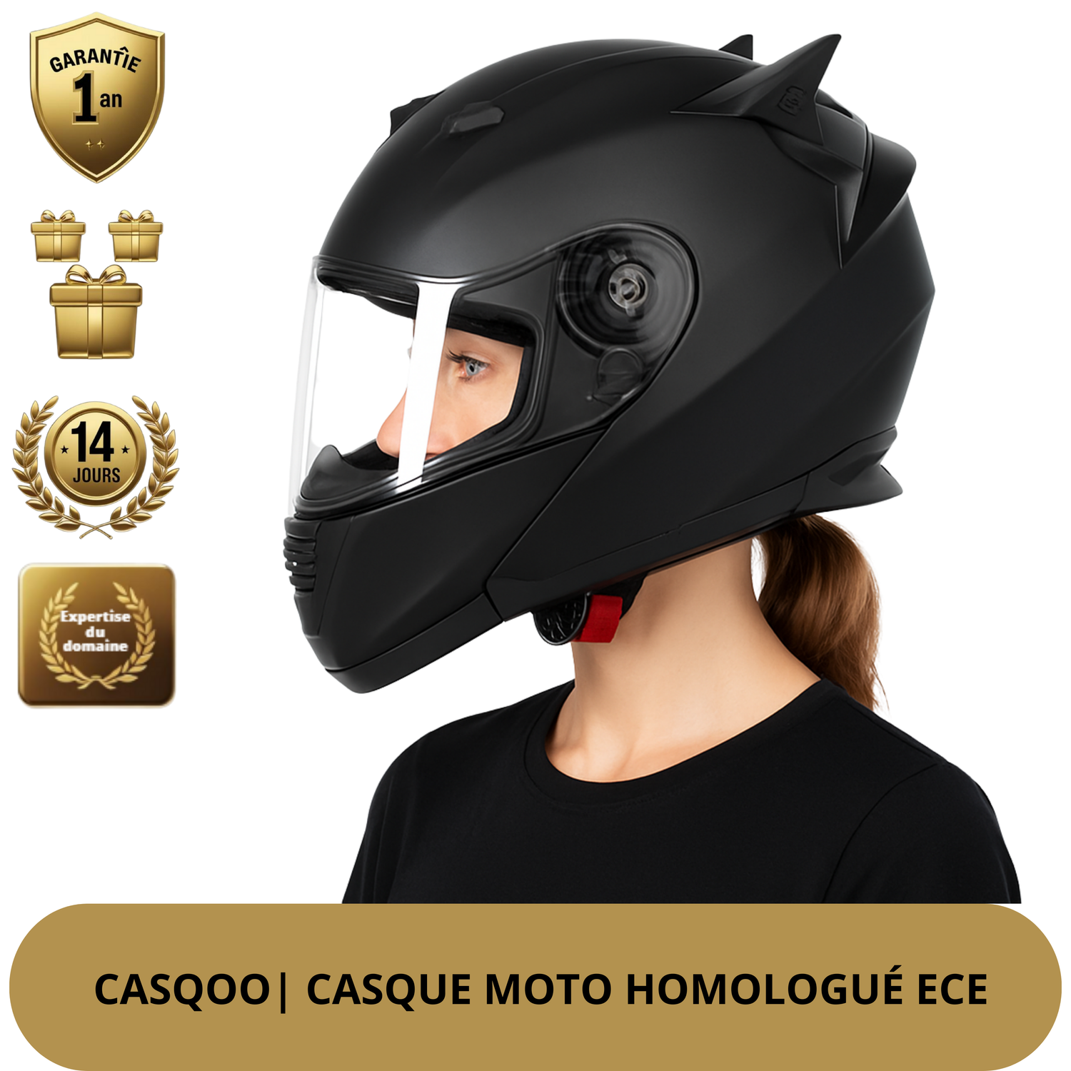 Casque Moto Femme  – Sécurité, Style & Liberté